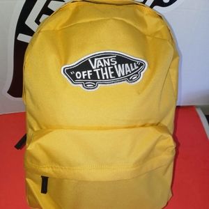 Vans Backpack yellow mustard color